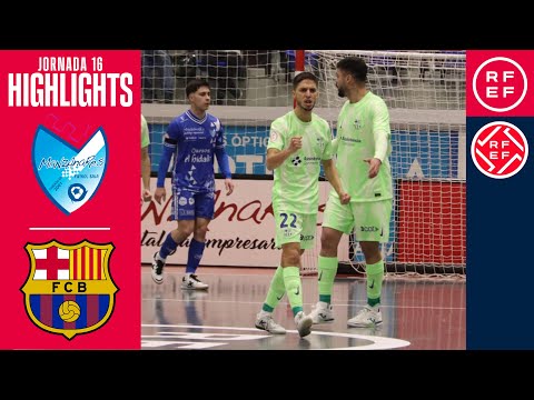 Resumen #PrimeraDivisiónFS Quesos El Hidalgo Manzanares 2-7 Barça| Jornada 16
