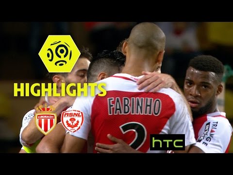 AS Monaco - AS Nancy Lorraine (6-0) - Highlights - (ASM - ASNL) / 2016-17
