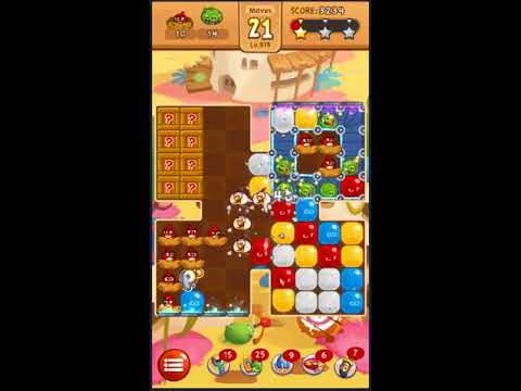 Angry Birds Blast Level 515 - NO BOOSTERS 🎈🐦🎈🐦