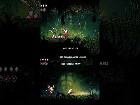 Other Way For CurveClaw In Hollow Knight Silksong #shorts #hollowknight