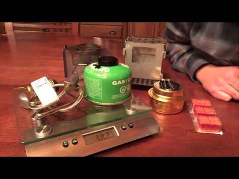 Comparing weights of the Bushbox and Bushbox Ultralight as a backpacking stove