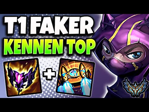 T1 Faker Kennen vs Diana [ TOP ] Korea Challenger Patch 13.18 ✅