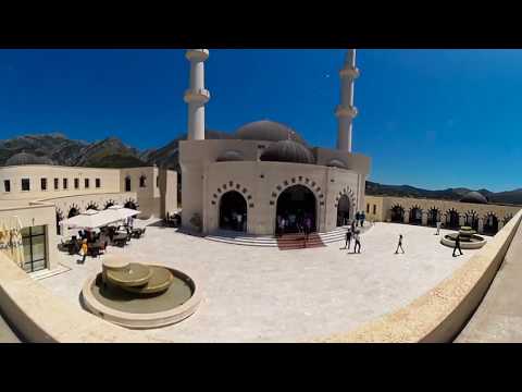 Dzuma u Islamskom centru Bar, Dzamija Selimija. Montenegro Video 360