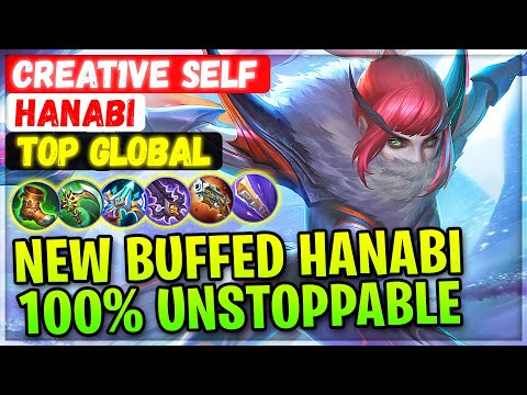 New Buffed Hanabi 100% Unstoppable [ Top Global Hanabi ] Creat1ve Self - Mobile Legends Build