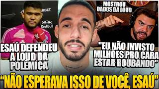 ESAÚ SAI EM DEFESA DA LOUD NA TRETA e K9 E ESTAGIÁRIO REBATEM! LUQUETA SE REVOLTA COM A TRETA
