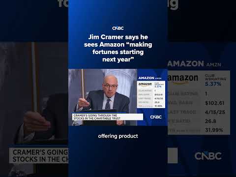 Jim Cramer says he sees Amazon 'making fortunes starting next year'