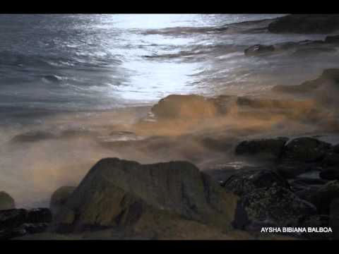RELAJACIÓN, LUNA LLENA REFLEJADA EN EL MAR
