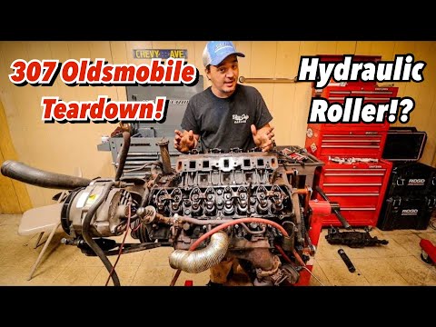 Small Block Oldsmobile 307 Engine Teardown! You Wont Believe What We Find Out!
