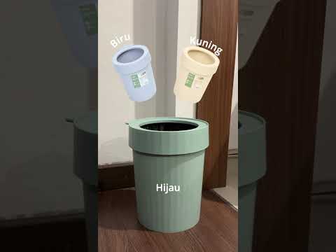 Gambar Stora Tempat Sampah Plastik Dengan Handle Round 10 Liter - Hijau