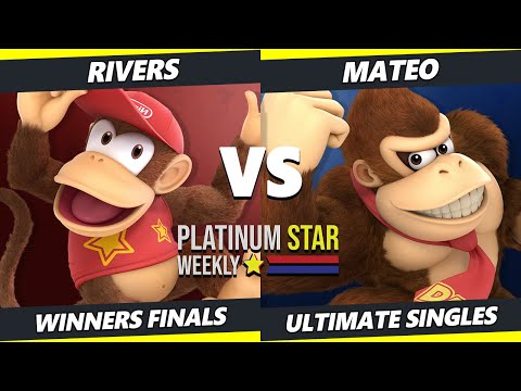 PSW S15:W10 Winners Finals - Rivers (Diddy Kong) Vs. Mateo (Palutena, Donkey Kong) SSBU Ultimate