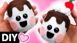 Marshmallow Plush Tutorial 🍫💕 | Easy & Cute Felt Food Craft