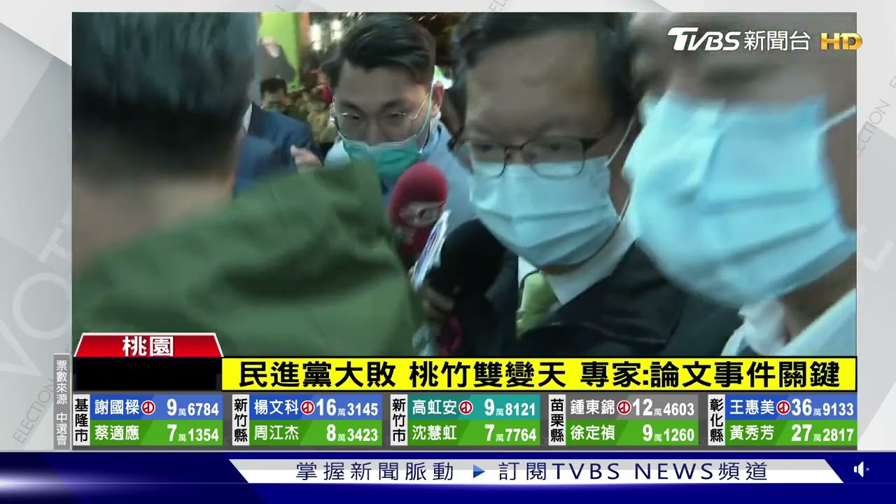民進黨大敗桃竹雙變天 專家:論文事件關鍵