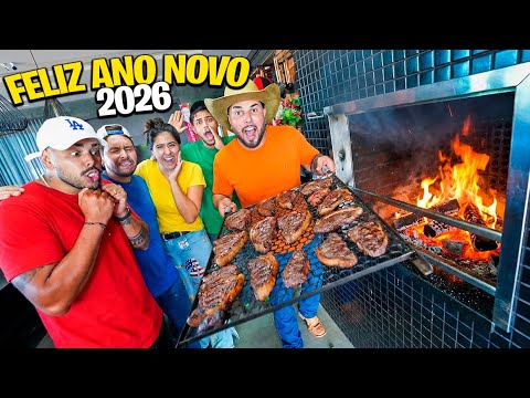 FIZ CHURRASCO DE PICANHA PRA COMEMORAR O ANO NOVO NA FAZENDA BLACK STONE !! *feliz 2026 pra vocês* 😍