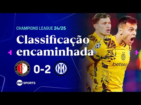 Gols e lances de Feyenoord x Internazionale