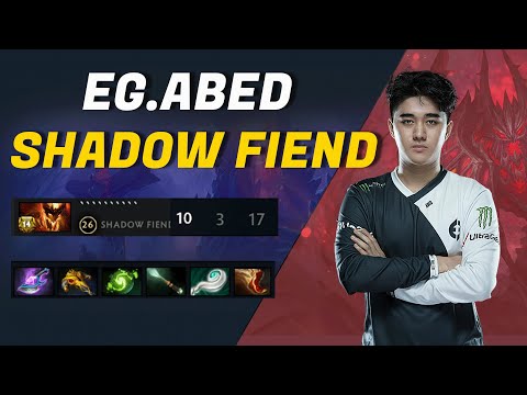 EG.Abed shadow fiend (SF) 900xpm midlane Dota 2 highlights
