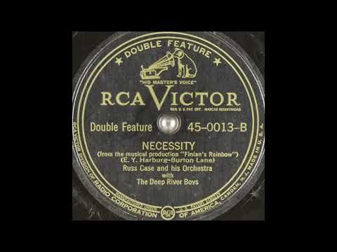 Russ Case & his orchestra with The Deep River Boys - Necessity (1946)