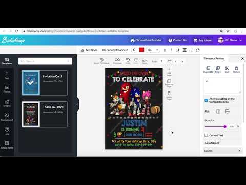 Create Amazing Sonic Party Invites