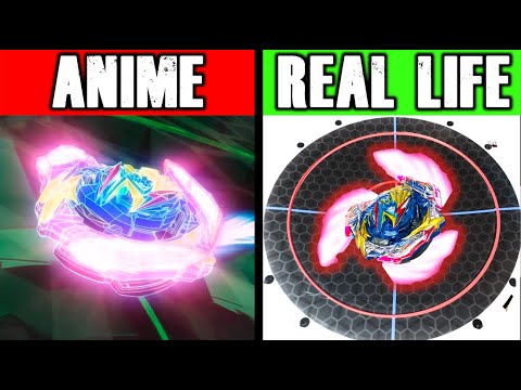I tried the COOLEST beyblade special moves IN REAL LIFE