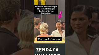 Zendaya ignore by Florence Pugh after getting hit 