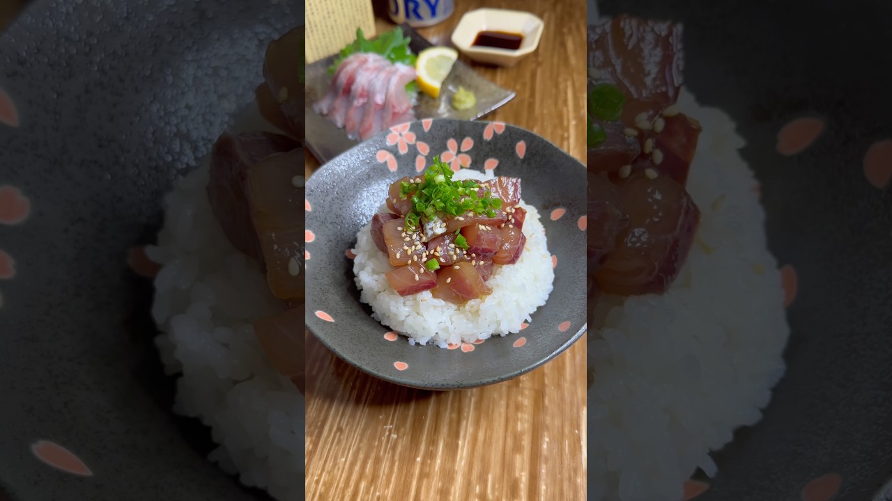 ツムブリの刺身#cooking #魚 #おうちごはん #asmr