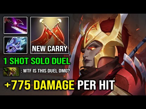 BRUTAL +775 Damage Per Hit Legion Commander Instant 1 Shot Solo Duel Deleted Everything Dota 2