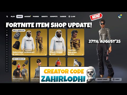 BALENCIAGA RETURNS & MORE! 🔥 Fortnite Item Shop [27th August, 2025] (CH6 S4)