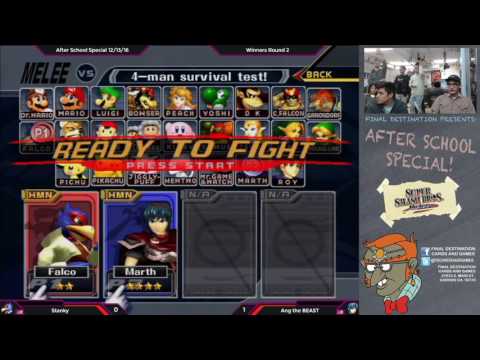 After School Special 12/13/16 - Stanky (Falco) vs. Ang the Avatar (Marth) - SSBM Winners Round 1