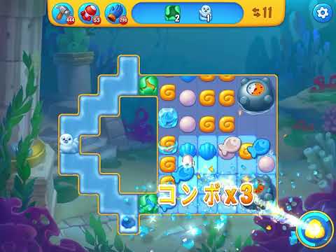 Fishdom level 7098 no boosters フィッシュダム ノーマル [Friend's]