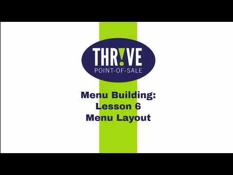 Thrive Metropolis Menu