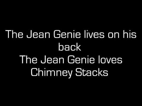 The Jean Genie with lyrics
