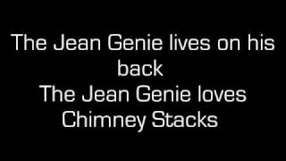 The Jean Genie with lyrics