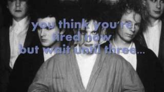 the cure - lets go to bed - lyrics