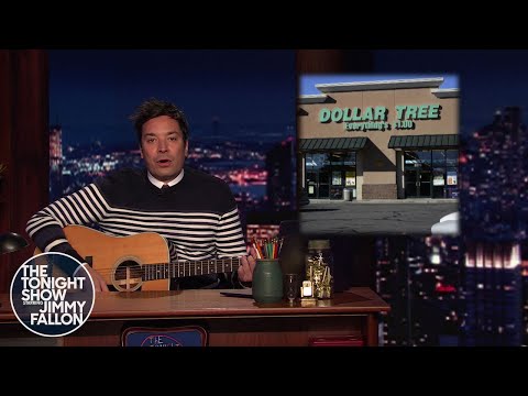 ジミー・アンド・ザ・ルーツドル・ストア・ソング｜ジミー・ファロン出演のトゥナイト・ショー (Jimmy and The Roots: The Dollar Store Song | The Tonight Show Starring Jimmy Fallon)