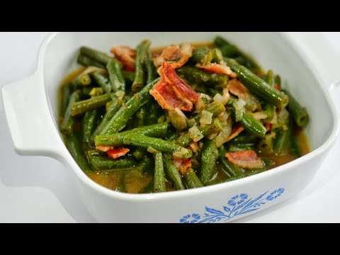 Green Beans with Bohnenkraut, German Green Beans