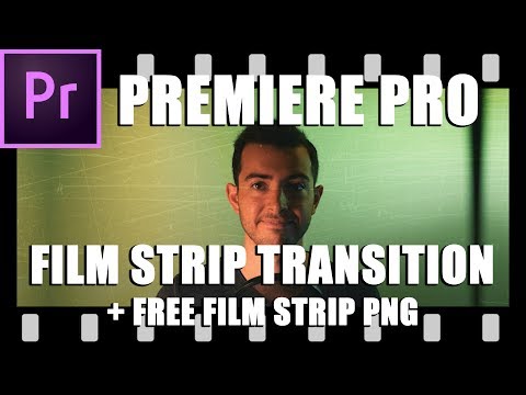 Film Strip Transition directly in Premiere Pro plus Free Film Strip PNG (Creative Cloud Tutorial)
