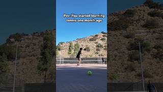 Playing tennis as a former athlete be like #tennisplayer #newplayer #tennislessons