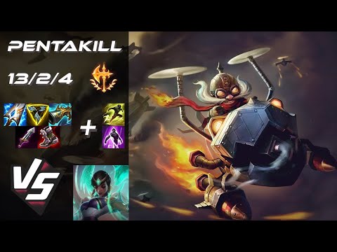 MID Corki vs Karma [PENTAKILL] - EU Grandmaster Patch 25.20