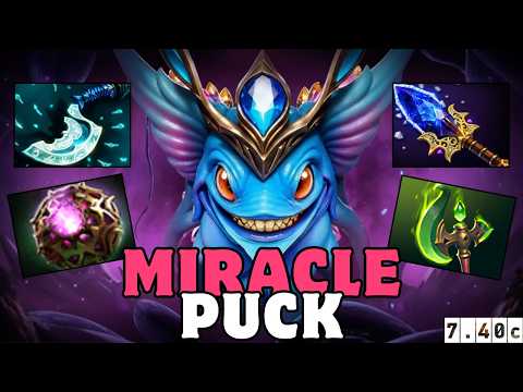 MIRACLE- Puck = HIGH IQ Dota 🧠🔥 | Mid Lane Dodge Masterclass