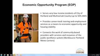 Aligning Workforce & Housing Systems: An Example from Multnomah County