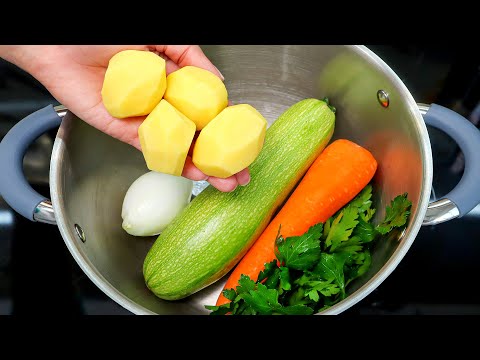 It's so delicious I cook it 3 times a week! New zucchini recipe! light dinner