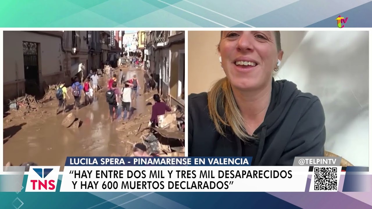 INUNDACIONES EN VALENCIA: EL TESTIMONIO DE LA PINAMARENSE LUCILA SPERA