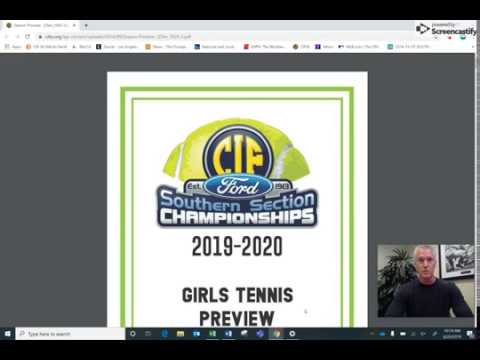 CIFSS Girls Tennis Season Preview