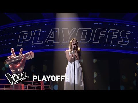 Playoff #TeamTini: Isabel Aladro sings "Nos vemos otra vez" by Serú Girán - La Voz Argentina 2018