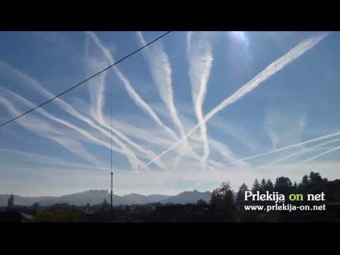 Sledi letal na nebu nad Prlekijo