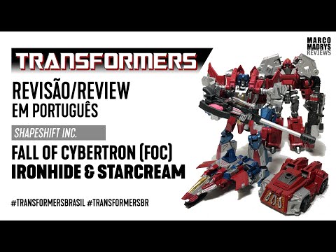 Transformers Ironhide & Starscream FOC da Shapeshift Inc escala Legends Class boneco revisão Review