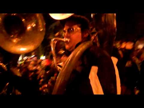2010 NYC Halloween Parade - Hungry March Band -