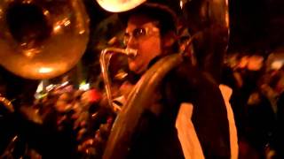 2010 NYC Halloween Parade - Hungry March Band -