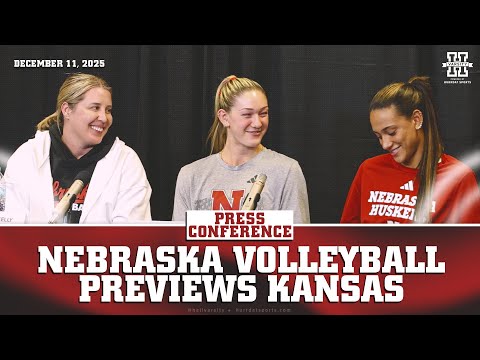 Nebraska Volleyball Previews Kansas in Sweet 16 | NCAA Tournament Press Conference