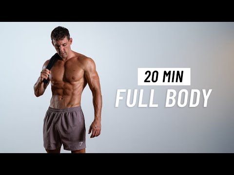 20 Min Full Body Workout - Build Strength & Burn Fat At Home (No Equipment + No Jumping)