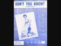 Della Reese - Don't You Know (1959) 